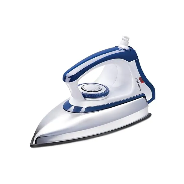 Bajaj Majesty DX-11 1000W Dry Iron, White and Blue | Advance Soleplate, Anti-bacterial German Coating Technology — Linkbiz SmartDeal's