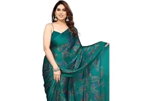 MIRCHI FASHION Saree for Woman Chiffon Leaf Printed | Lightweight Daily Wear Comfortable Women' — Linkbiz SmartDeal's