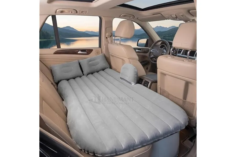 Premium Car Inflatable Bed with Pump & 2 Air Pillow|Quick Inflatable Back Seat Bed|Car Inflatab — Linkbiz SmartDeal's