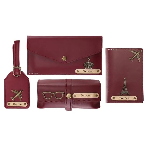 AICA Personalised Name & Charm Combo Gifts for Woman (Wine)|Birthday Gifts for Women | Rakhi Rakshabandhan Gift for Sister — Linkbiz SmartDeal's