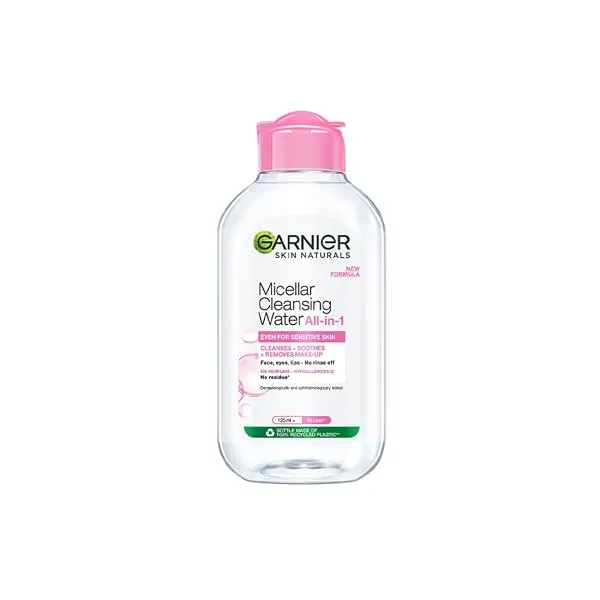 Garnier Skin Naturals, Cleansing Water, Hydrating & Soothing, Micellar Cleansing Water, 125 ml — Linkbiz SmartDeal's