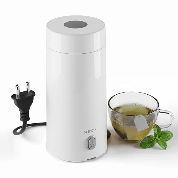 XECH Portable Electric Kettle for Travel, 300ml (Hydroboil Mini) | Small size kettle designed to boil water, comes with an in-built cable in a bottle shaped design for making tea & — Linkbiz SmartDeal's