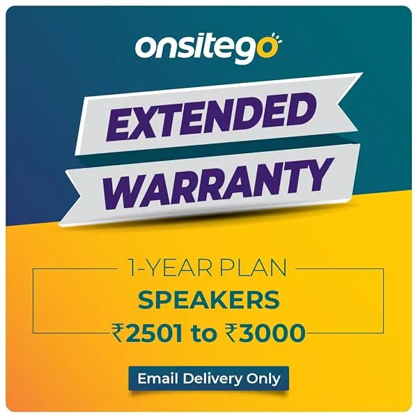 Onsitego 1 Year Extended Warranty for Speakers from Rs. 2501-3000 (Email Delivery - No Physical Kit) — Linkbiz SmartDeal's