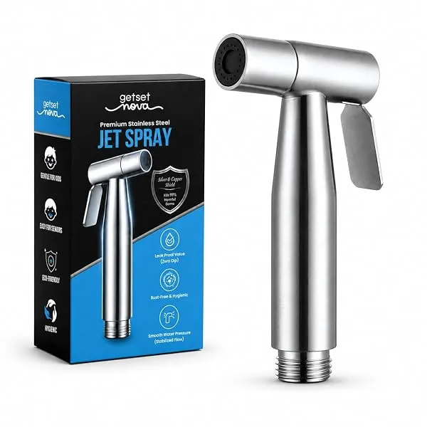 GetSetNova Jet Spray Gun, Faucet for Toilet, Health Faucets Gun Only+Holder | Health faucets bidet Spray for Toilet | Jet Spray Gun+holder NO PIPE — Linkbiz SmartDeal's