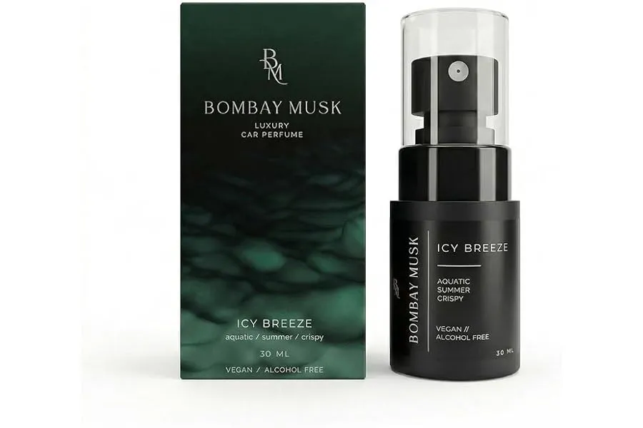 Bombay Musk Icy Breeze Luxury Car Perfume | Long Lasting Car Fragrance & Car Freshener | Alcoho — Linkbiz SmartDeal's