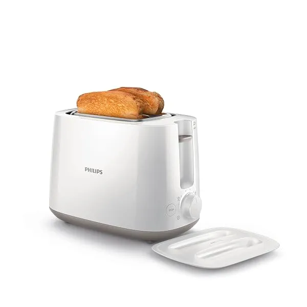 Philips HD2582/00 Two slice Pop-up toaster with bun warmer | 830W | 6 browning settings — Linkbiz SmartDeal's