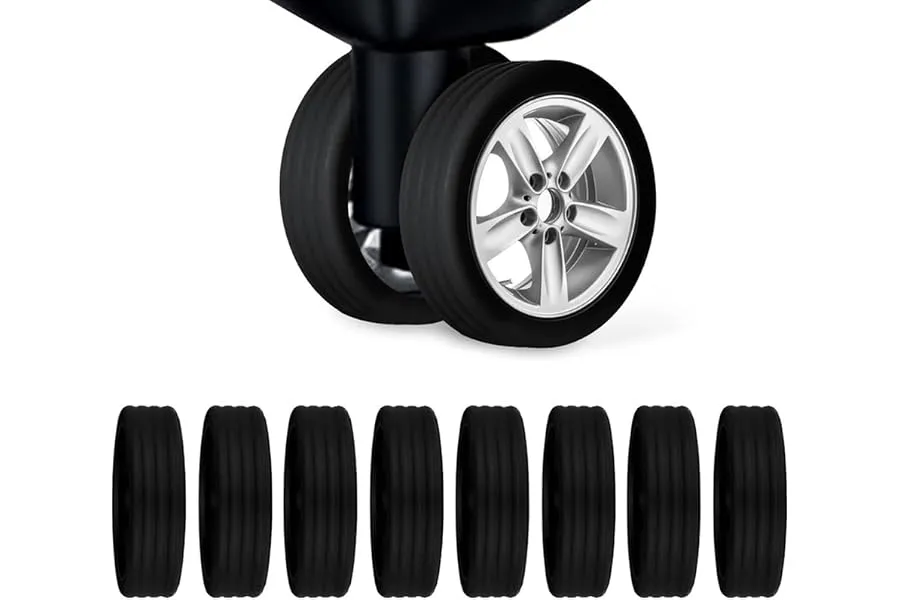 NT CREATION Suitcase Wheel Cover - Anti Scratch, Noise Reduction & Shock Absorption Silicone Pr — Linkbiz SmartDeal's