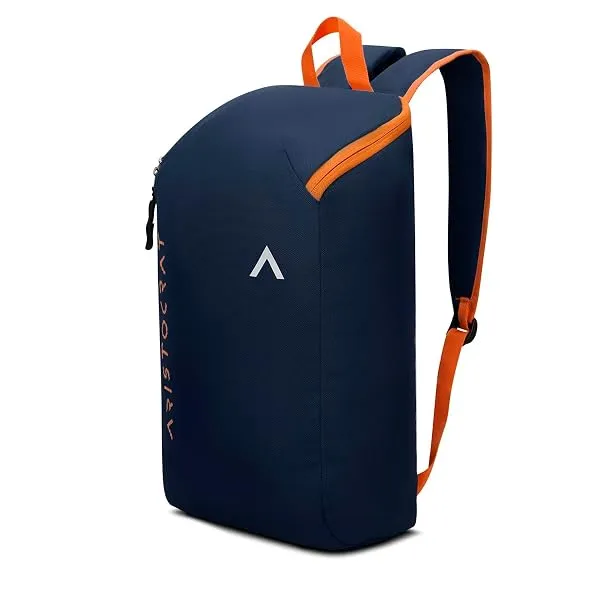 Aristocrat Berry 11L Casual Backpack, 1 Compartment, Daypack, Navy Blue | Lightweight, Durable Polyester Fabric, Adjustable Straps, Reverse Zipper, Casual/ Travel Bag, Unisex, 1-Ye — Linkbiz SmartDeal's