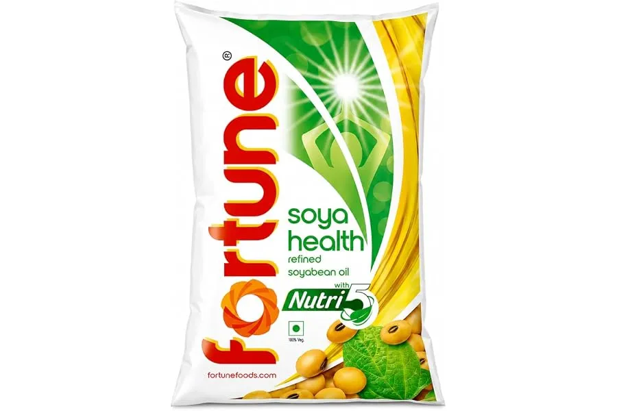 Fortune Soya Health Refined Soyabean Oil, 750g | Fortified with Vitamins A and D — Linkbiz SmartDeal's