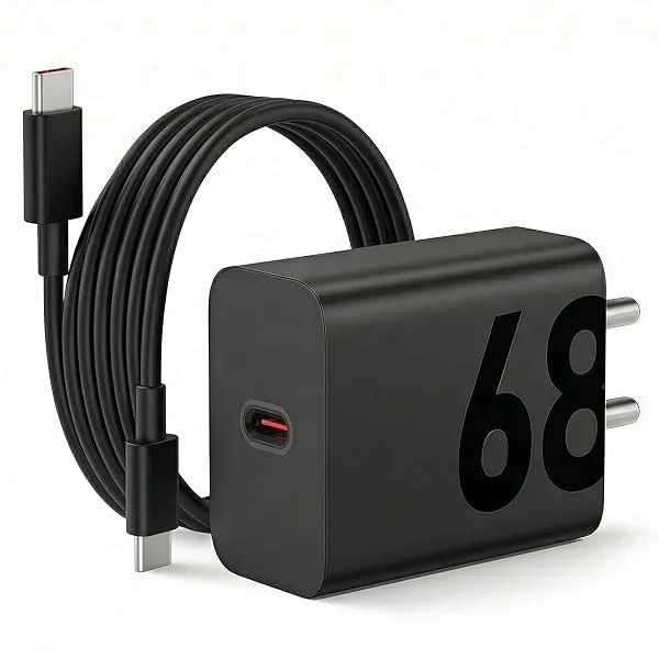 AILKIN 68W TurboPower Fast Charger Adapter | USB-C Type-C PD Charger Compatible with Moto Edge 40, Edge 30, G84, G73 & Other USB-C Devices — Linkbiz SmartDeal's