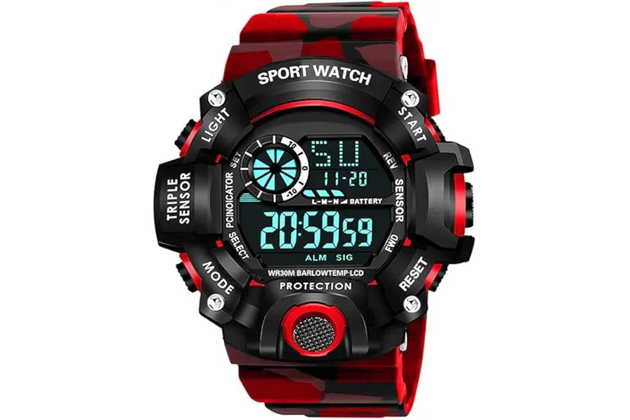 Acnos Digital Shockproof Multi-Functional Army Strap Watch — Linkbiz SmartDeal's