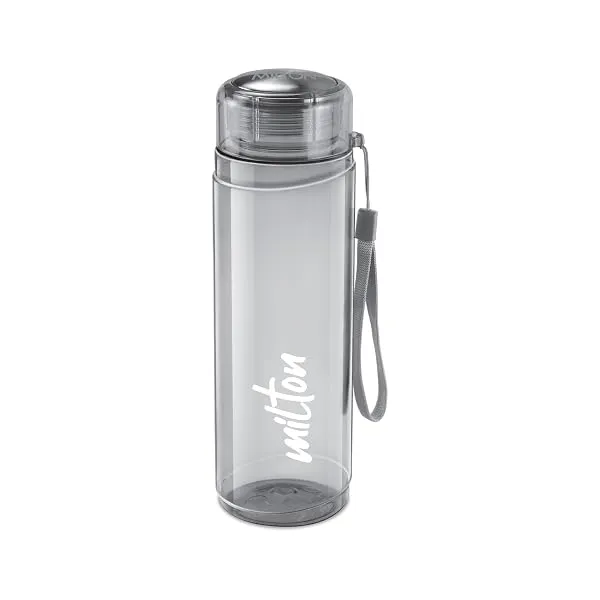 MILTON Hector 1000 Water Bottle, 1 Litre, Reusable Plastic Fridge Bottle, BPA Free and Leak Proof Bottles for Travel, Work, Pack of 1, Grey — Linkbiz SmartDeal's