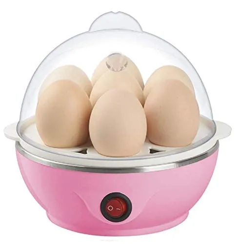 SOFLIN Egg Boiler Electric Automatic Off 7 Egg Poacher For Steaming, Cooking, Boiling And Frying, (350 Watts,Multicolor) — Linkbiz SmartDeal's