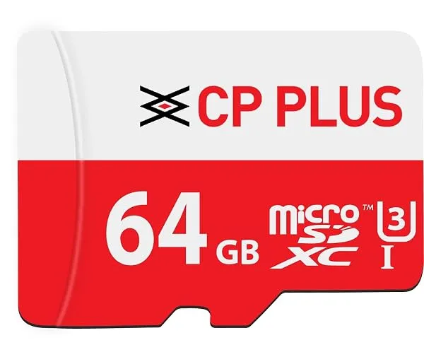 CP PLUS 64GB microSDXC Memory Card Grade UHS-3 Class 10, Up to 70 Mbps Reading & 30 Mbps Writing Speed with High Performance of Data Transfer & Lower Power Consumption for Portable — Linkbiz SmartDeal's