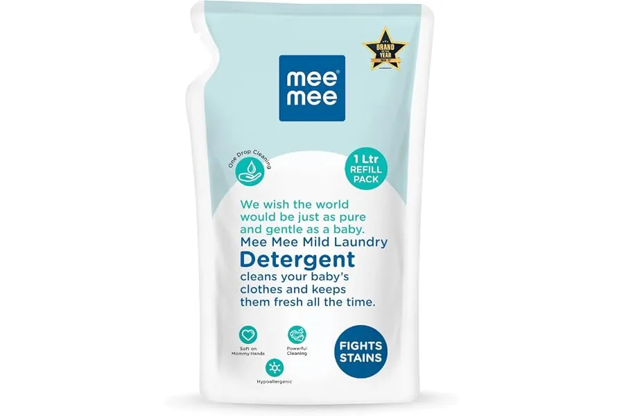 Mee Mee Baby Liquid Detergent 1 L | pH Balanced, Free from Harsh Chemicals, Safe for Mother’s H — Linkbiz SmartDeal's