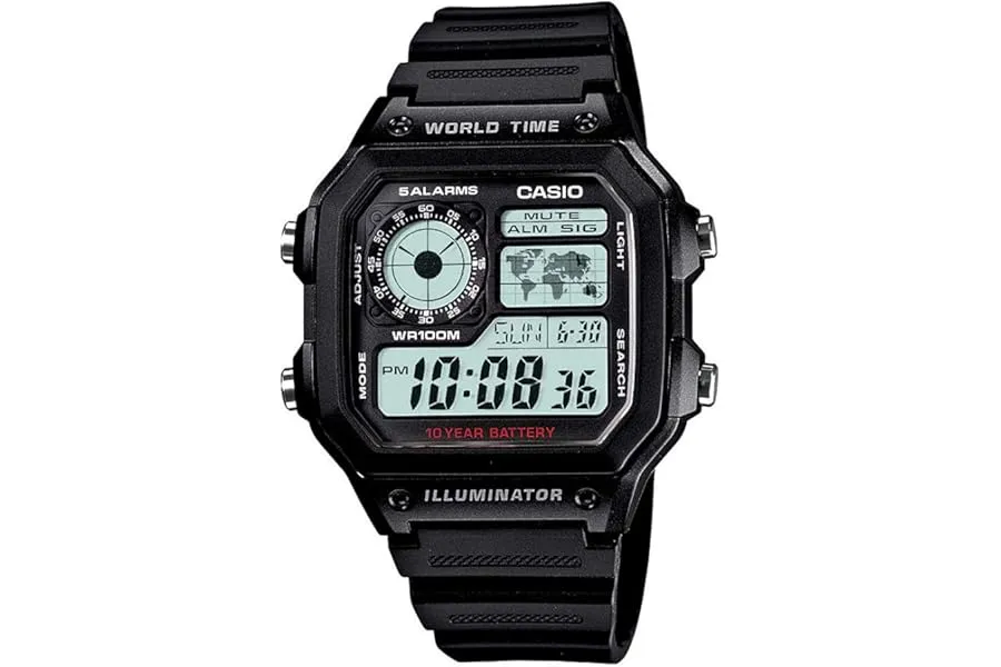 Casio Youth Series Digital Grey Dial Men's Watch - AE-1200WH-1AVDF(D097) — Linkbiz SmartDeal's