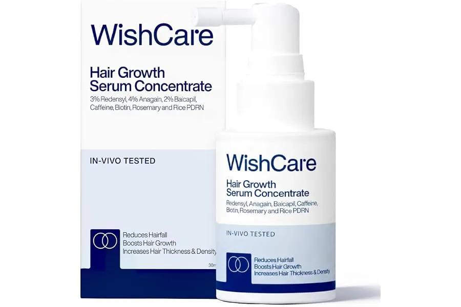 WishCare Hair Growth Serum For Scalp | 94% Saw New Hair Growth | Redensyl & Rosemary Oil | 100% — Linkbiz SmartDeal's