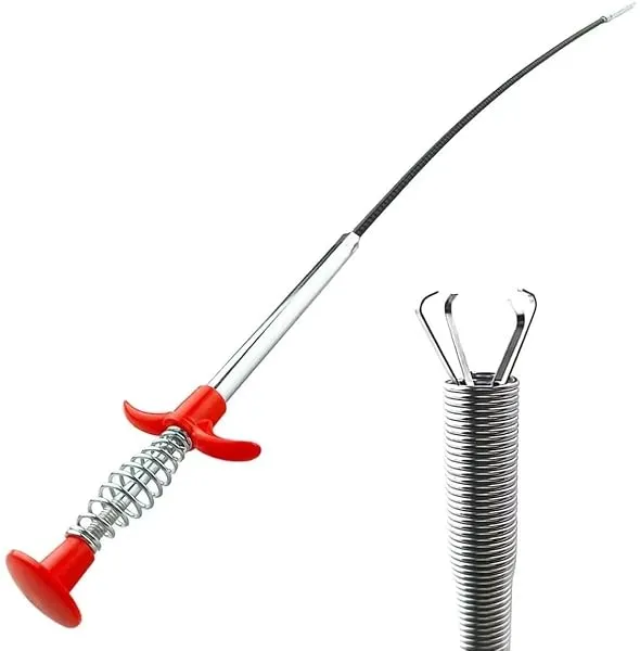 Drain Cleaner Stainless Steel Wire for Kitchen Sink, Bathroom & Floor Drains | Unblocked Kitchen Bath Basin Hairs Remover | Flexible Stainless Steel Pipe Cleaning Tool | (160 Cm) — Linkbiz SmartDeal's