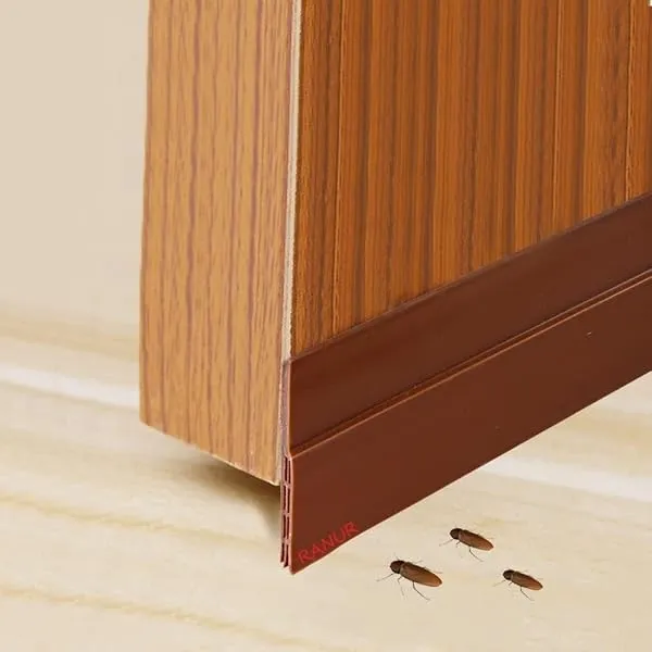 RANUR Silicone Self Adhesive Door Bottom Sealing Strip Guard For Home Door Protector For Home From Dust, Insects, Waterproof, Soundproof Door Seal, Door Air Blocker 1 Meter (1 Mete — Linkbiz SmartDeal's