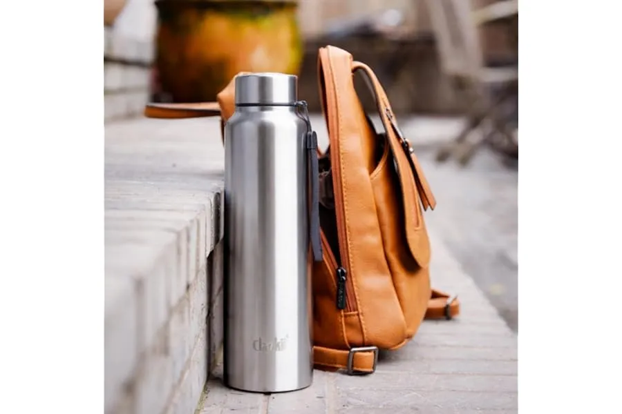 Clazkit Water Bottle Stainless Steel Sports/Fridge Bottle with Leak Proof Lid | Single Wall | F — Linkbiz SmartDeal's