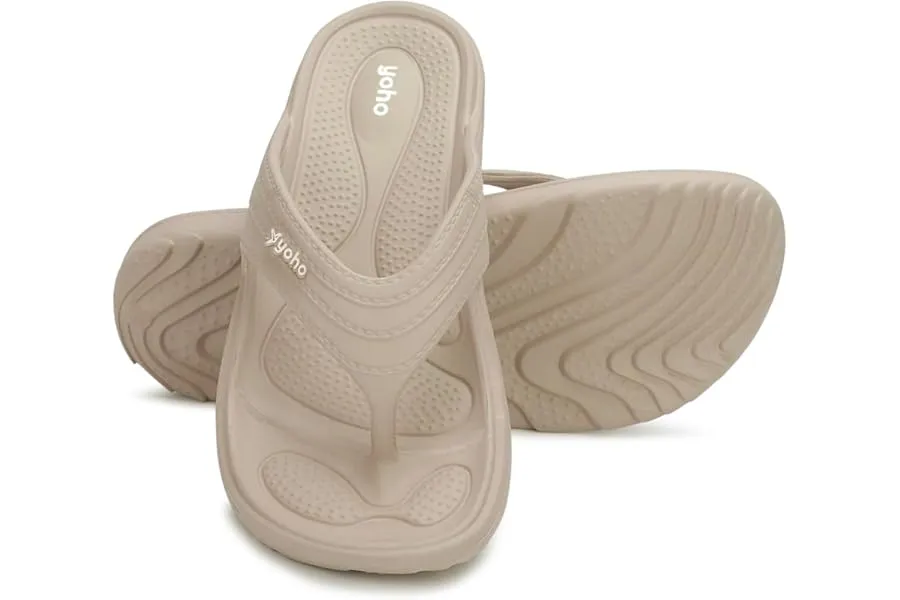 YOHO Drizzle Soft Slippers for Women, Mild Acupressure, Lightweight, Anti Skid & Slip, Diabetic — Linkbiz SmartDeal's