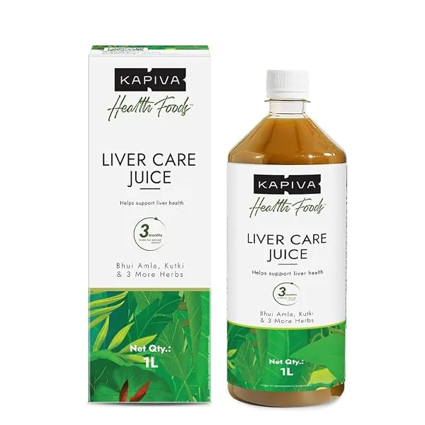 Kapiva Liver Care Juice (1L) | Anti-oxidant Rich Supplement With 5 Ayurvedic Herbs | Supports Fatty Liver Management & Detox — Linkbiz SmartDeal's