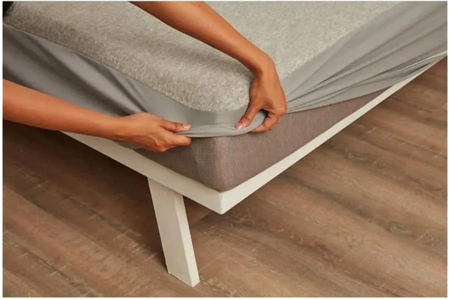 Wakefit Water Proof Terry Cotton Mattress Protector | Grey | Machine Washable | Super Soft | Fi — Linkbiz SmartDeal's