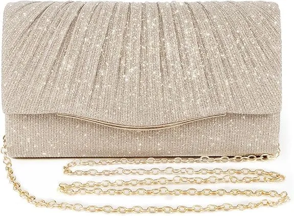 Lyrovo Clutch Purse for Women Formal Dressy Evening Clutches Handbags Crossbody Bag for Wedding Cocktail Prom Elegance Charm — Linkbiz SmartDeal's