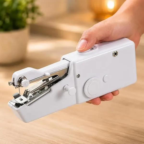 GONCART26 Handy Stitch Mini Sewing Machine – Portable Handheld Sewing Tool for Quick Clothing Repairs, DIY Crafts, Travel, and Emergency Stitching — Linkbiz SmartDeal's