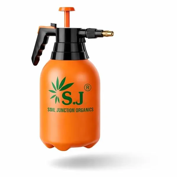 SJ Organics 2L Spray Pump for Plants | Garden Sprayer with Adjustable Brass Nozzle | Plastic Water Spray Bottle for Gardening, Car & Bike Wash | Leak-Proof Plant Watering pump, Eas — Linkbiz SmartDeal's