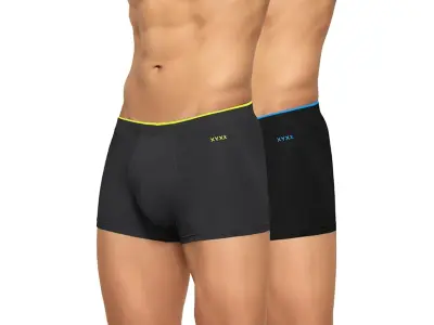 XYXX Men's Uno Micromodal Antimicrobial Trunks | Snug Fit, 4-Way Stretch & No-Marks Waistband U