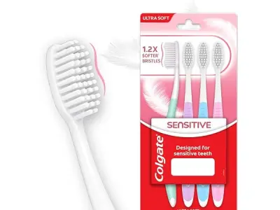Colgate Sensitive Toothbrush Set | Ultra Soft Bristles | Sensitive Teeth