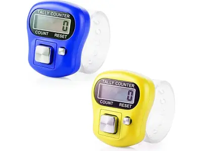 GLUN® Naam Jap Counter Digital Tally Counter | Finger Ring Chanting Counter for Mantra, Meditat
