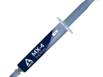 ARCTIC MX-4 - Thermal Compound Paste - Carbon Based High Performance - Heatsink Paste - Thermal Compound CPU for All Coolers - ACTCP00002B,Grey
