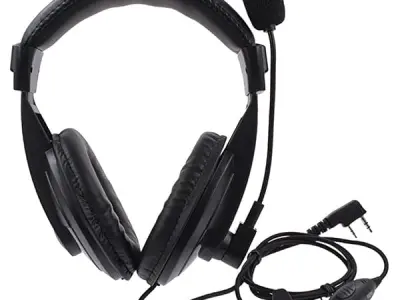 Artek K-Type Earpiece Microphone Headset Cable for Baofeng UV-5R, UV-5RE, UV-B5, BF-888S and Other Compatible Two-Way Radios – Clear Communication and Hands-Free Operation