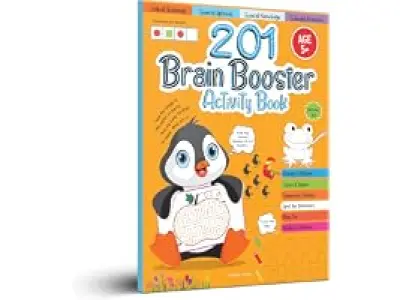 201 Brain Booster Activity Book - Fun Activities And Exercises For Children | Tracing & Pattern