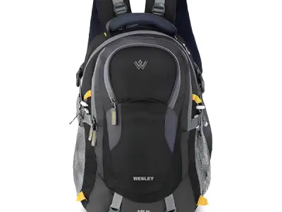 Wesley Spartan Unisex Travel Hiking Laptop Bag fits Upto 17.3 inch with Raincover and Internal Organiser Backpack Rucksack College Backpack