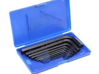 RAMEX Allen Key Set, Allen Key Set Tools Kit, 9pc Hex Allen Key Set In Plastic Box Packet Size Allen Key Set Allen Keys