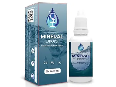 H4O (Pack of 2) TDS enhancing mineral drops for RO water Say goodbye to fatigue and body aches. Great Alternative to Calcium, Magnesium and Potassium Drop Essential Minerals for 10