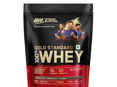 Optimum Nutrition (ON) Gold Standard 100% Whey Protein Powder - 1 lb (Double Rich Chocolate), Primary Source Isolate