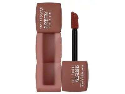 Maybelline New York Superstay Teddy Tint, Lip and Cheek Color, Mascara Tear | Blurred matte that lasts up to 12H | Transferproof Lip Tint