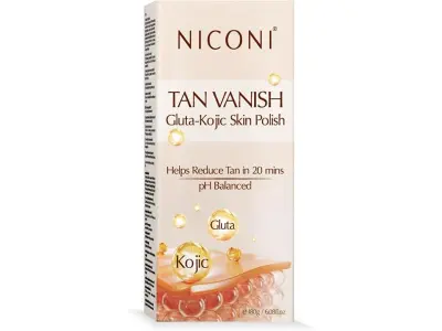 NICONI Tan Vanish Gluta-Kojic Skin Polish | Instant Tan Removal & Glow | Infused with Kojic Aci