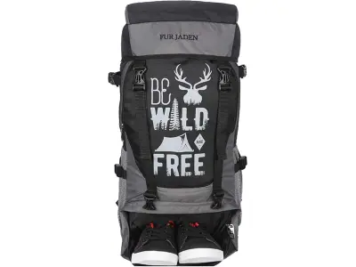 Fur Jaden 55 LTR Rucksack Travel Backpack Bag for Trekking, Hiking with Shoe Compartment