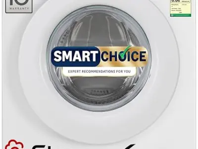 LG Smart Choice, 7 Kg, 5 Star, Steam, Inverter Direct Drive Technology, 6 Motion DD, Fully-Automatic Front Load Washing Machine (FHB1207Z2W, Remove Allergens & Stain, In-Built Heat