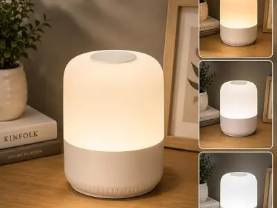 Niwlix Touch Control Night Light Table Lamp | Adjustable Brightness, Dimmable, For Bedroom, Living Room, and Study, Bedside Lamp for Baby Kids