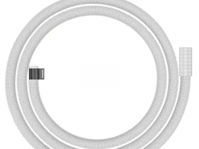 BUILDSKILL 2 Meter Semi-Automatic Washing Machine Pipe Inlet | Easy Install Soft PVC Material | 5-8Kg Washing Machine Water Inlet Pipe | Leak-Free Flexible Design Rubber Interface