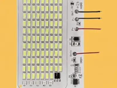 40WATT White Solar Light PCB with Remote