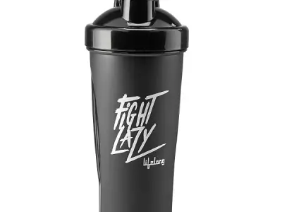Lifelong Protein Shaker|100% Leakproof Stylish Protein Shaker Bottle|Sipper Bottle|Gym Bottle for Protein- 700ml (LLSHB04, Black) |Plastic