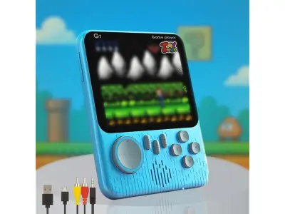 TOYTONIC Retro Handheld Gaming Console for Kids & Adults | 666-In-1 Built-In Classic Video Game