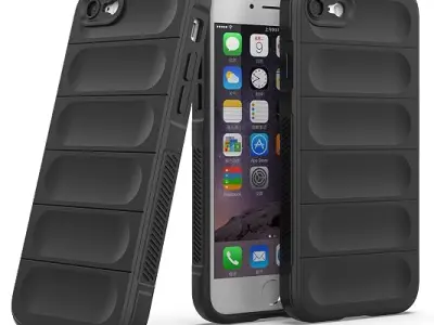 Zapcase Back Case Cover for iPhone 7/8 / Se 2020 | Compatible for iPhone 7/8 / Se 2020 Back Cover | Liquid Silicon Magic Case with Camera Protection | Black
